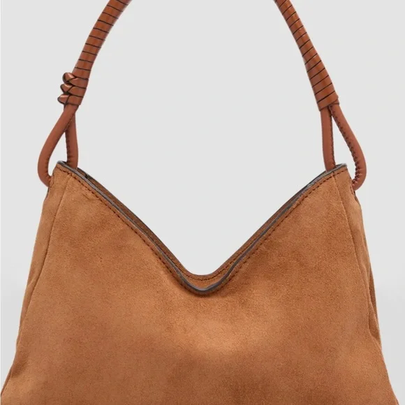 STAUD STAUD
Valerie Zip Suede Shoulder Bag - Picture 4 of 13